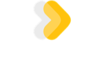 Logo of Avensia with a yellow and white abstract arrow symbol.