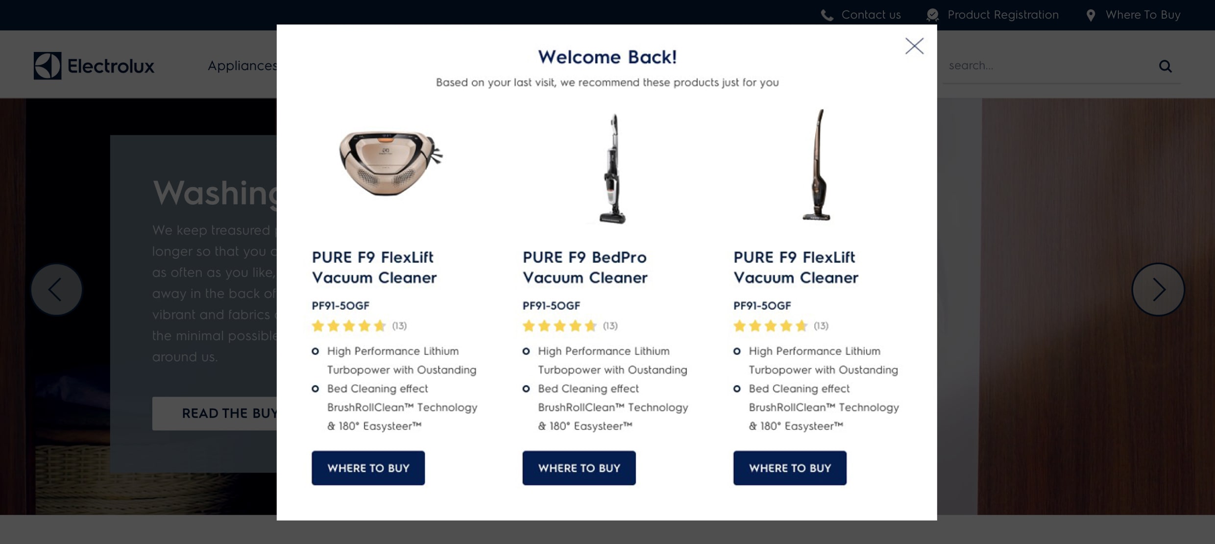 Electrolux PURE F9 FlexLift and BedPro vacuum cleaners with features and ratings