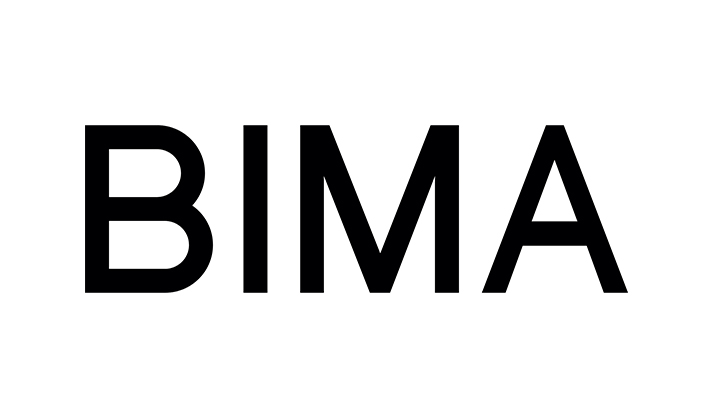 BIMA logo in bold black letters representing digital transformation and innovation